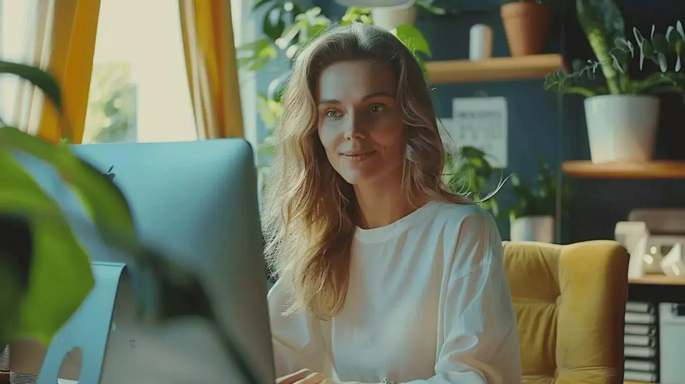 home office clovek